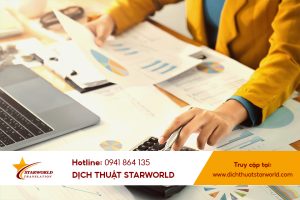 dịch thuật tài liệu tài chính kế toán chính xác