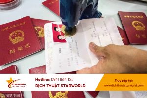 dịch thuật công chứng giấy kết hôn giá rẻ