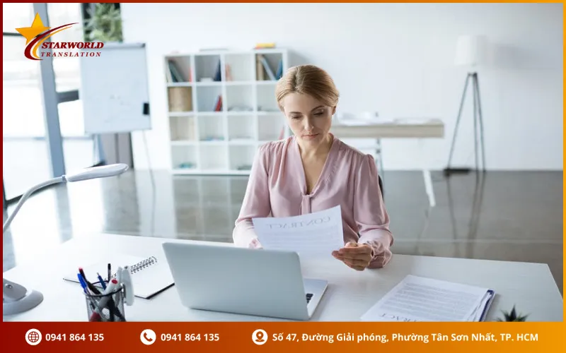 Dịch thuật tài liệu nhanh tại Dịch Thuật StarWorld
