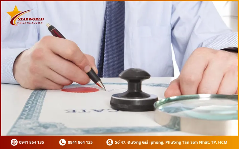 Dịch thuật công chứng cần giấy tờ gì?