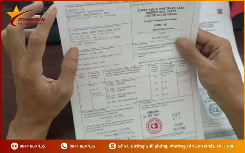 Chứng từ xuất nhập khẩu có cần dịch công chứng không
