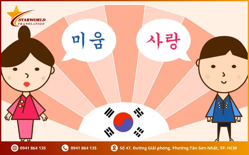 Bảng giá dịch thuật tiếng Hàn mới nhất